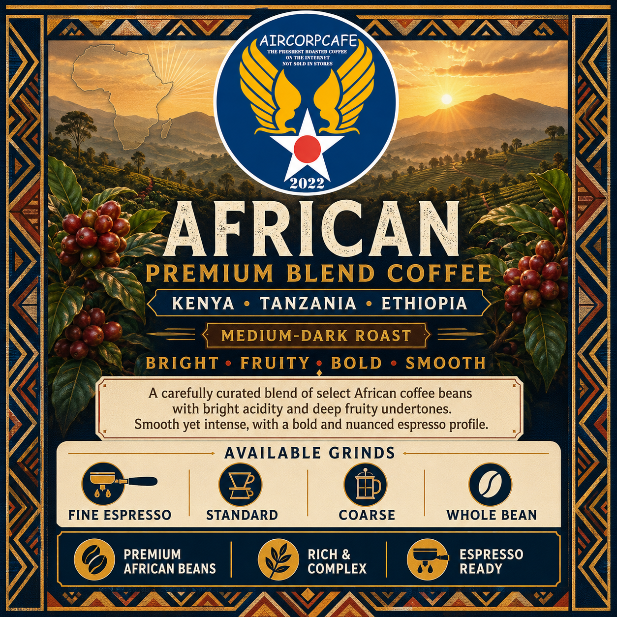 African Premium Blend Coffee
