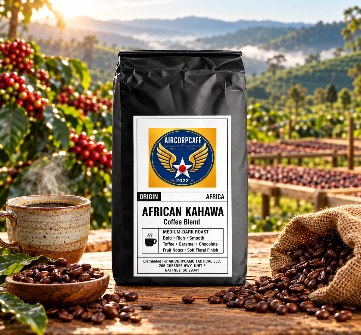 African Kahawa Bold, Rich, and Smooth Coffee Blend