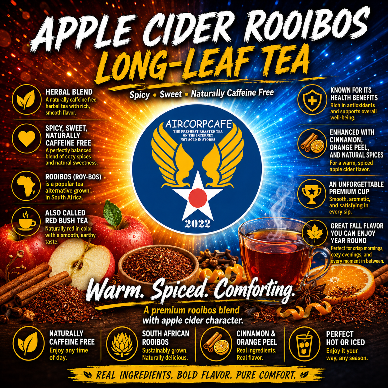 Apple Cider Rooibos Long-Leaf Tea