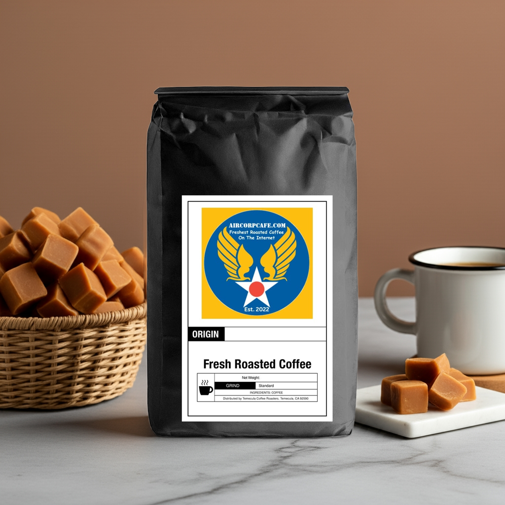 Caramel Flavored Coffee – All-Natural, Sweet & Buttery