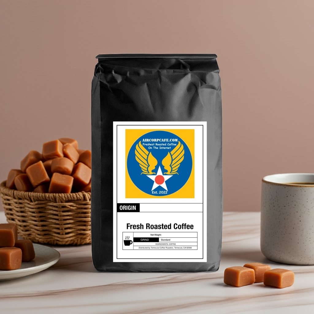 Caramel Flavored Coffee – All-Natural, Sweet & Buttery