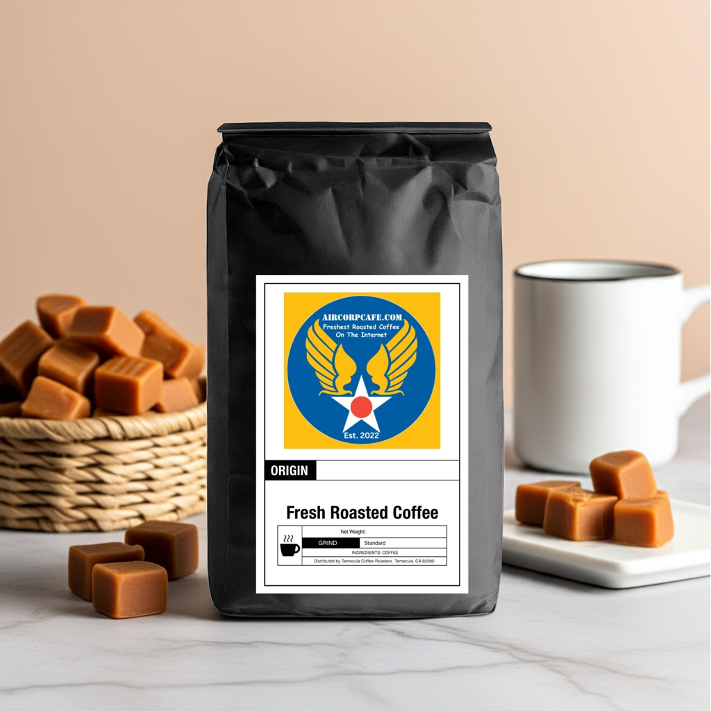 Caramel Flavored Coffee – All-Natural, Sweet & Buttery
