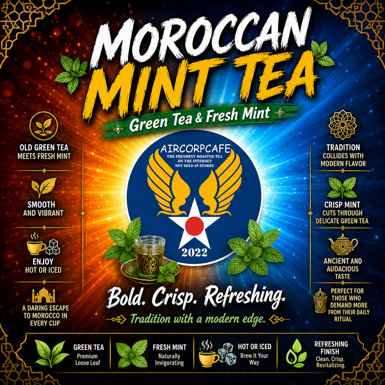 Moroccan Mint Long-Leaf Tea