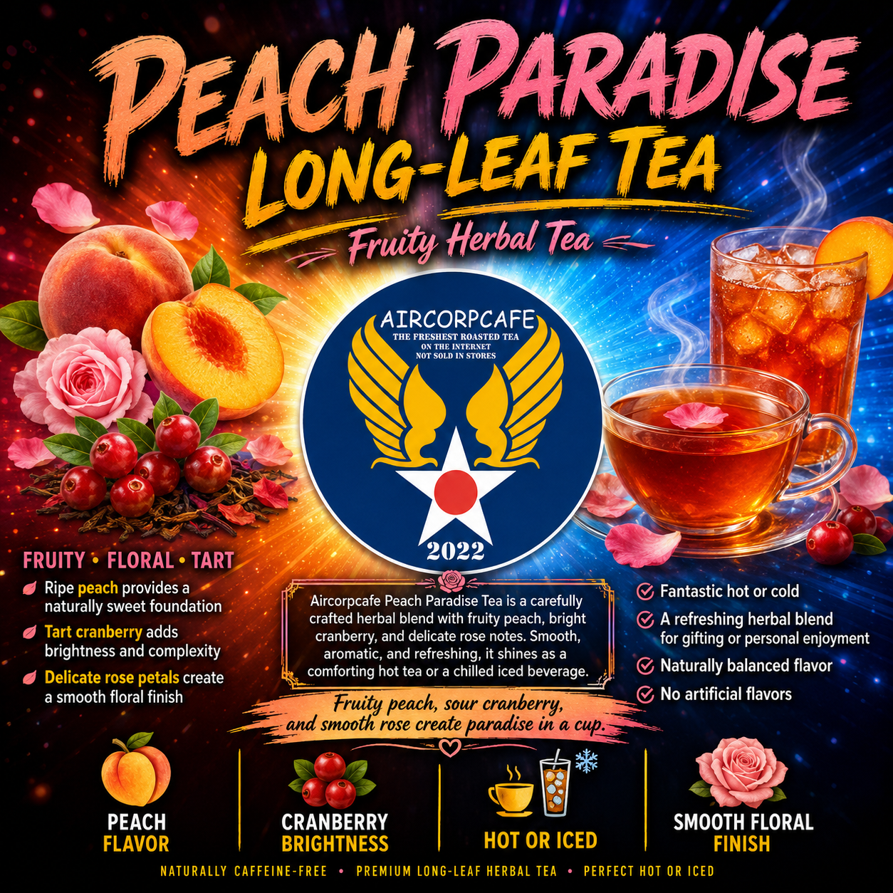 Peach Paradise Long-Leaf Tea