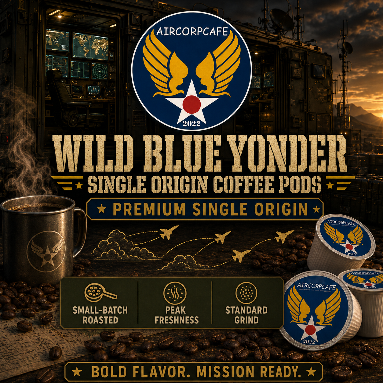 WILD BLUE YONDER Single Origin Coffee Pods