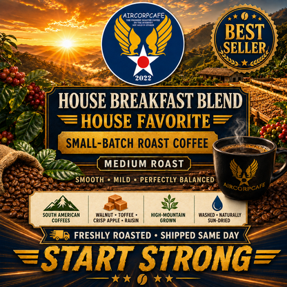 Breakfast Blend Smooth and Mild Small-Batch Roast Coffee