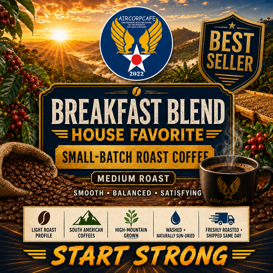 Breakfast Blend Smooth and Mild Small-Batch Roast Coffee