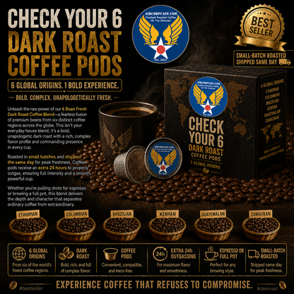 Check Your 6 Dark Roast Coffee Pods