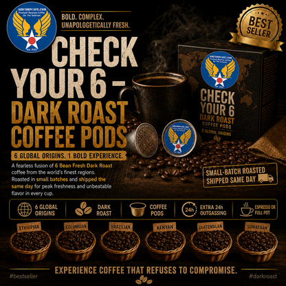 Check Your 6 Dark Roast Coffee Pods