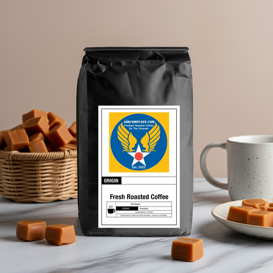 Caramel Flavored Coffee – All-Natural, Sweet & Buttery