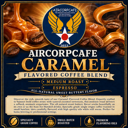 Caramel Natural Flavored Sweet and Buttery Blend Coffee