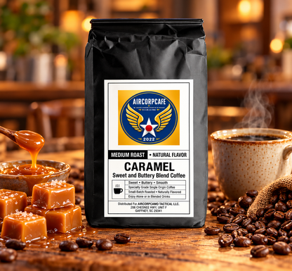Caramel Natural Flavor Sweet and Buttery Coffee Blend