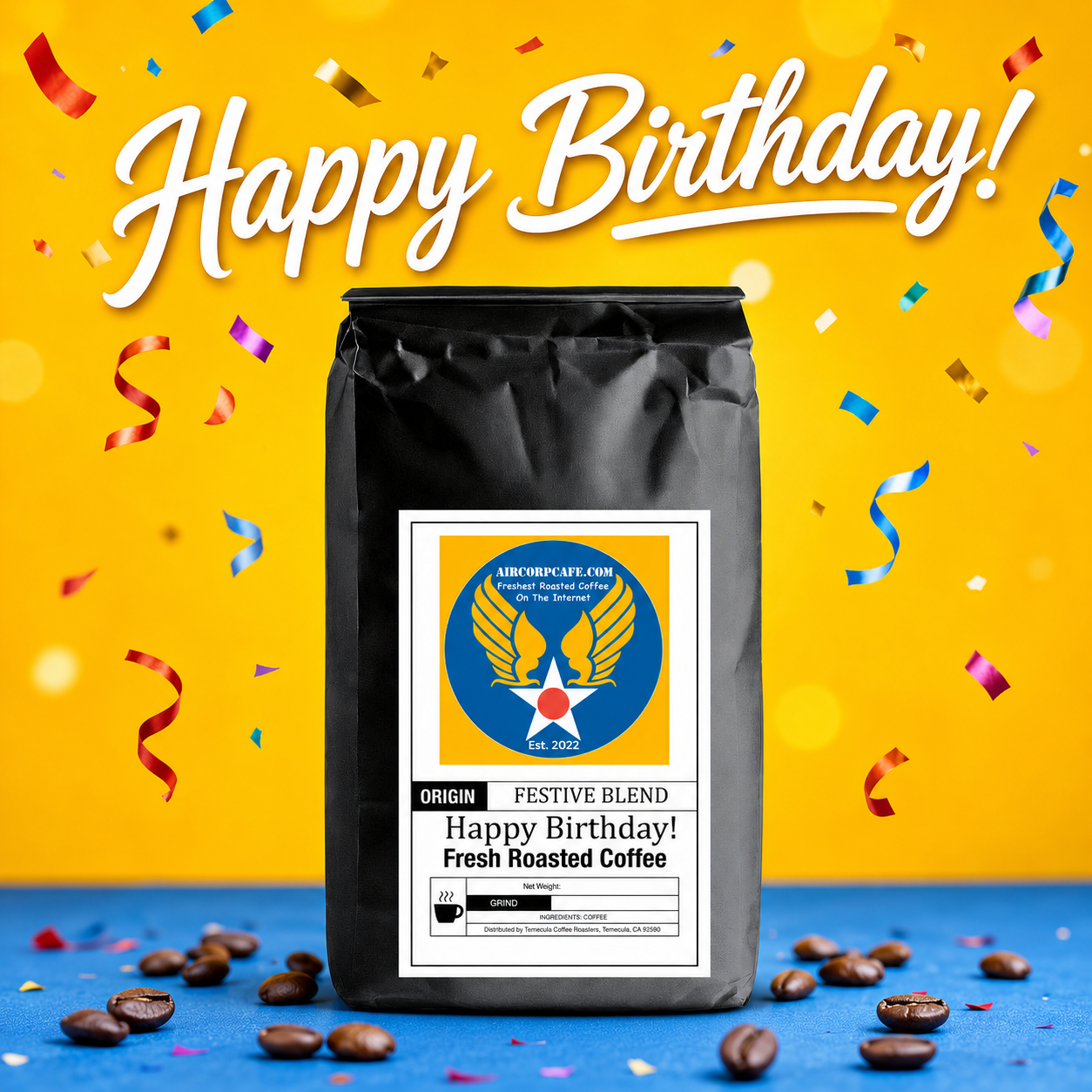 Happy Birthday Festive Blend Coffee