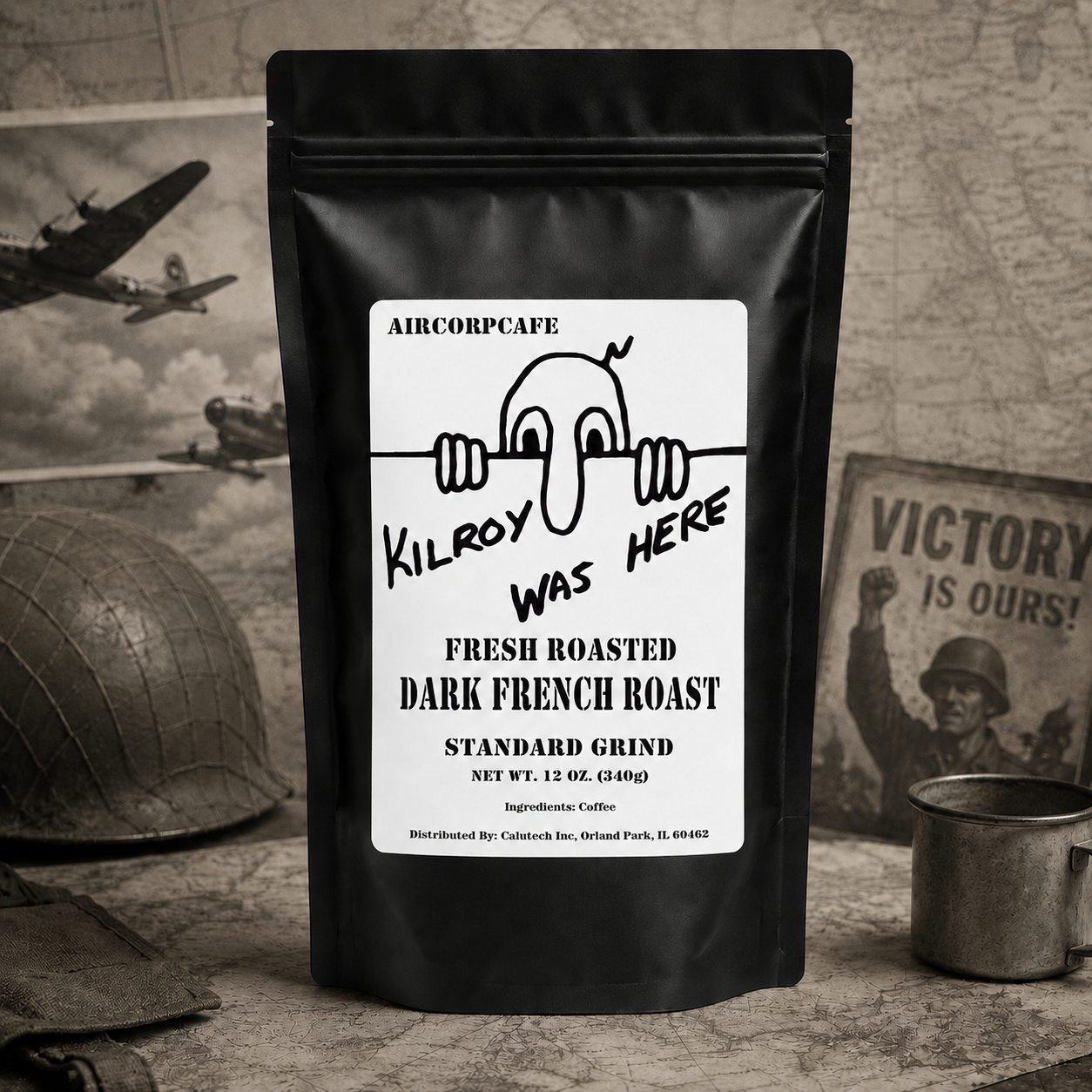 Kilroy Was Here! Dark Roast Coffee Blend
