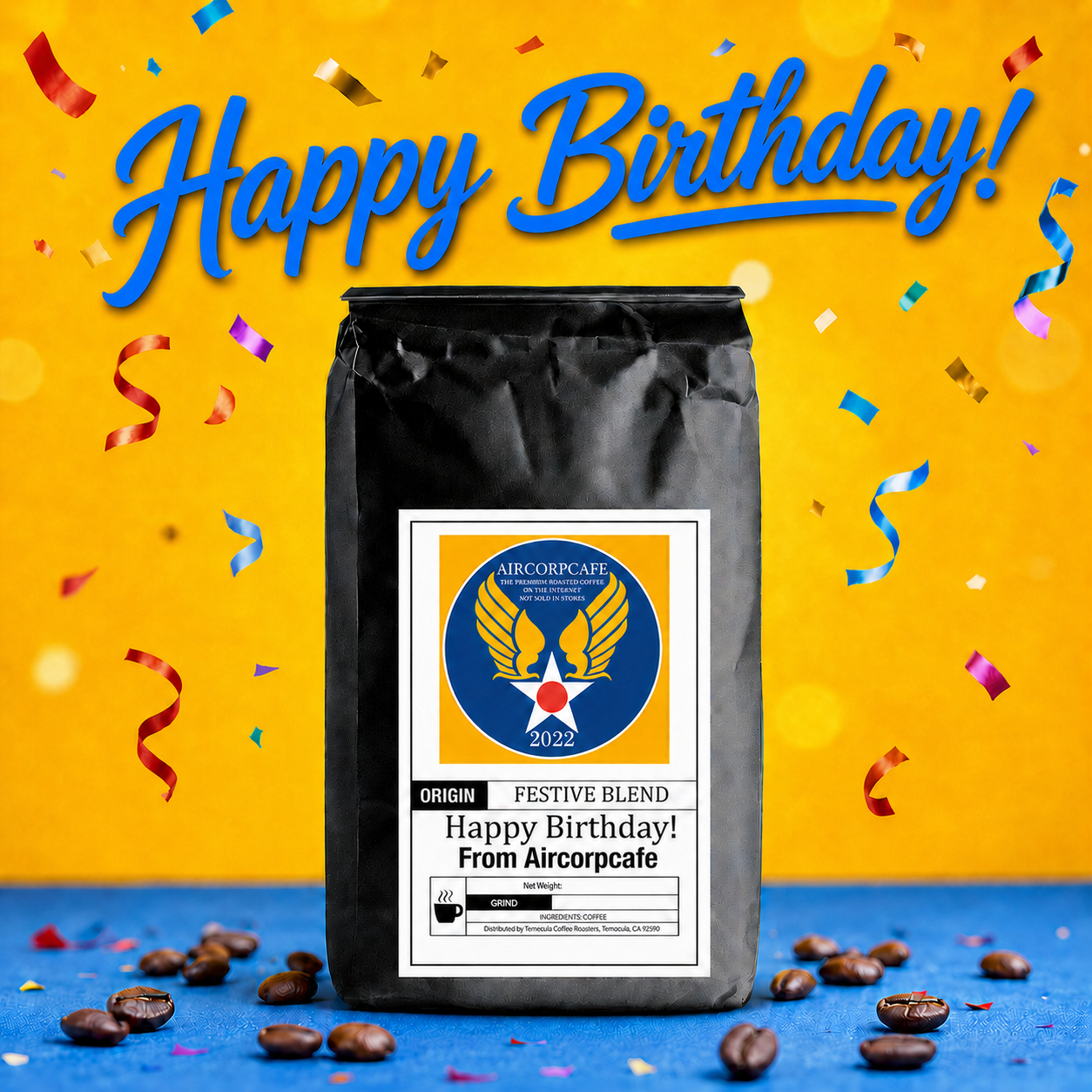 Happy Birthday Festive Blend Coffee
