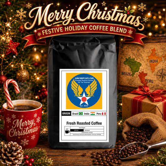 Merry Christmas Festive Holiday Coffee Blend