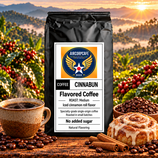 Cinnamon Roll Flavored Single-Origin Coffee Blend