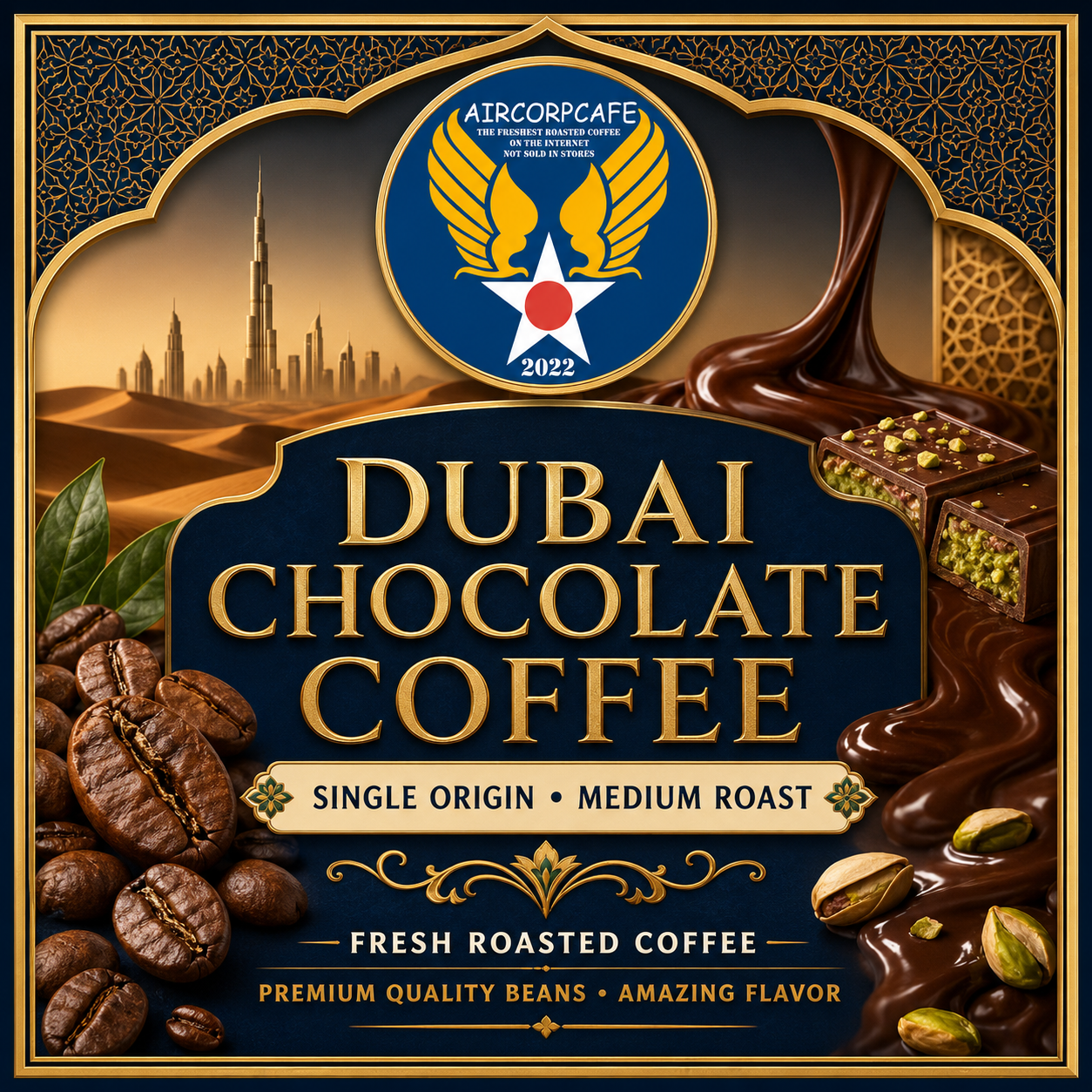 Dubai Chocolate Single Origin Coffee