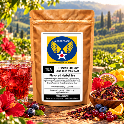 Hibiscus Berry Long-Leaf Breakfast Tea