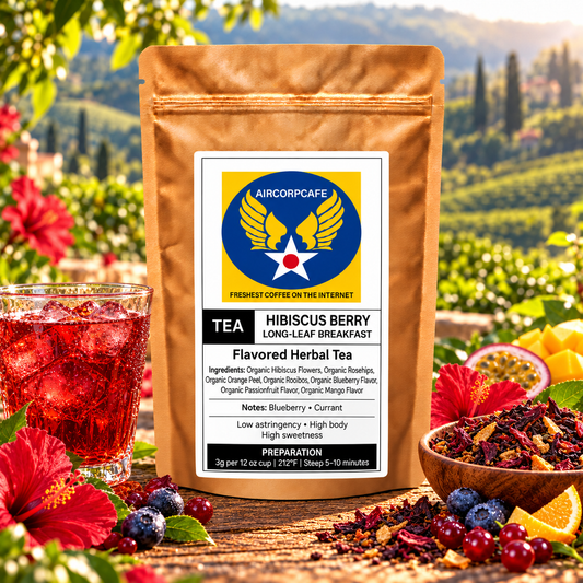 Hibiscus Berry Long-Leaf Breakfast Tea
