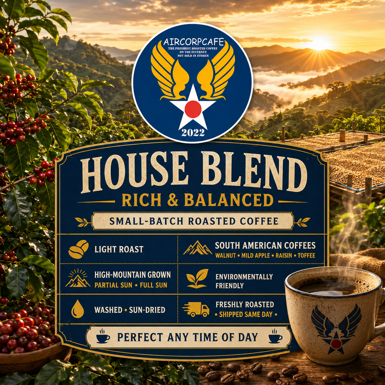 House Blend Rich & Balanced Small-Batch Roasted Coffee