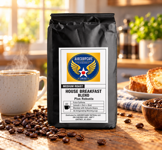 House Breakfast Blend Plus Robusta for Extra Caffeine