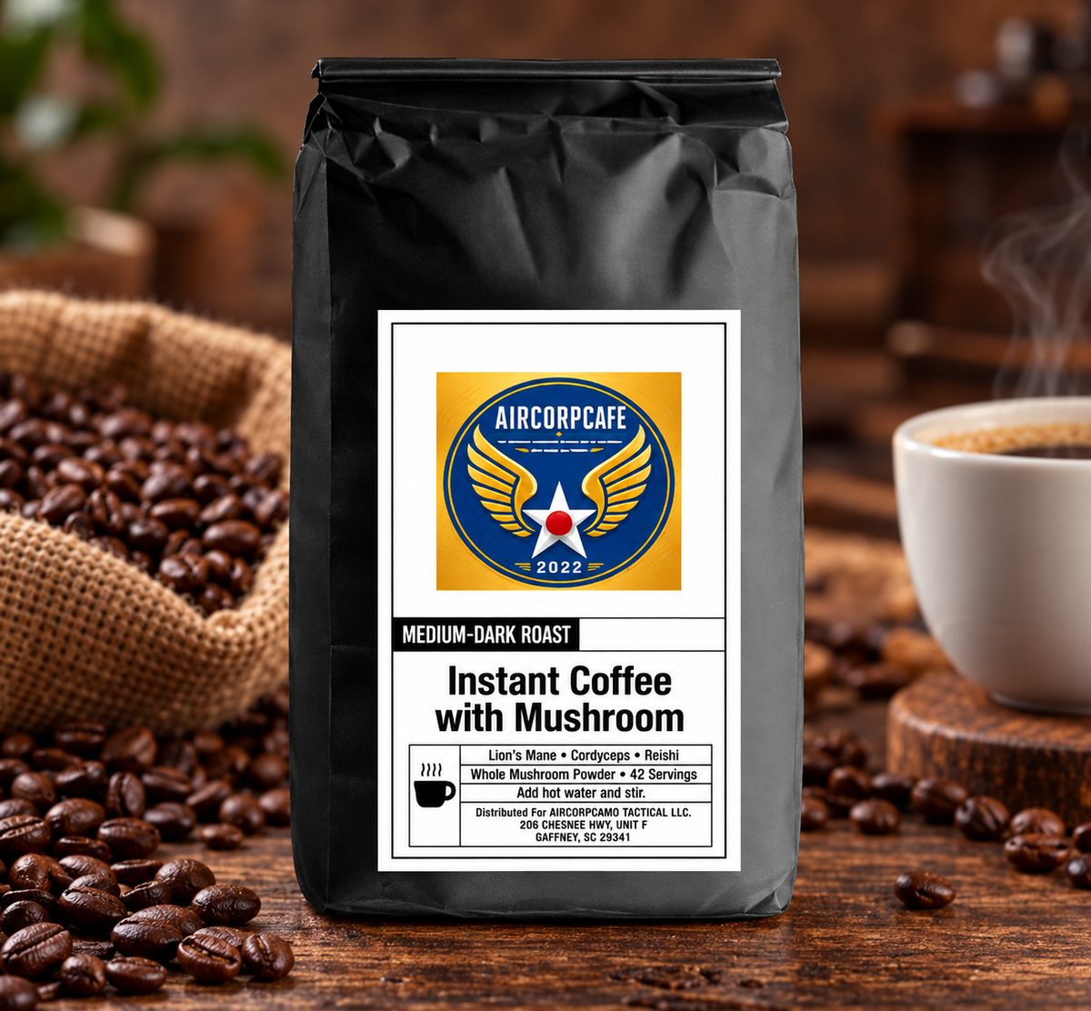 Instant Coffee with Mushroom