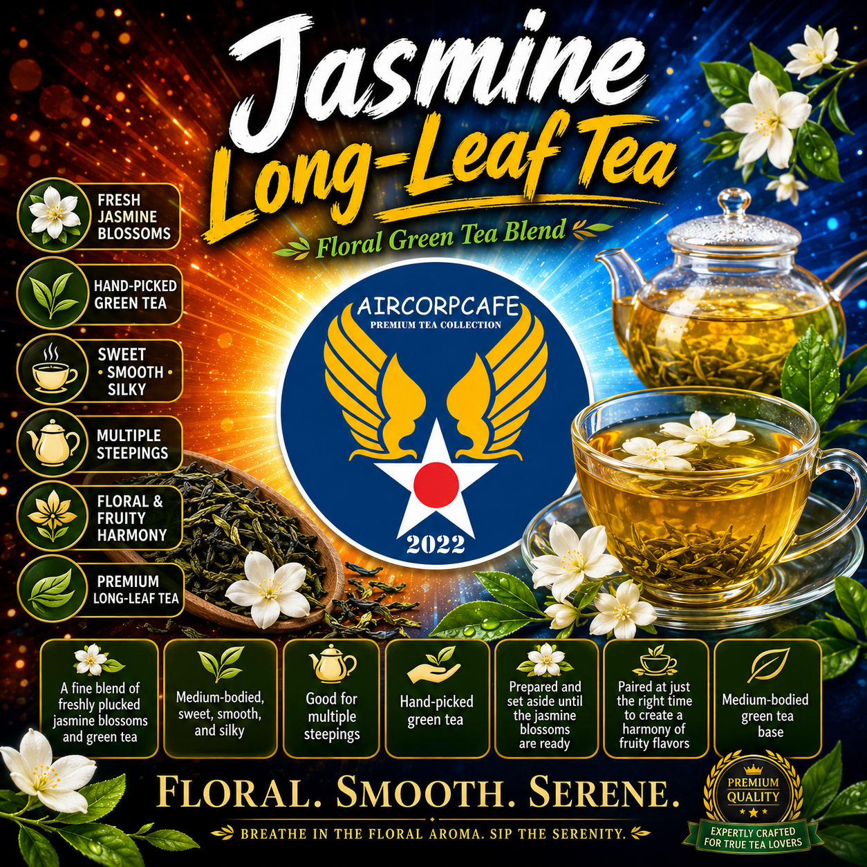 Jasmine Long-Leaf Tea