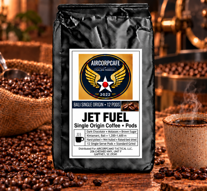 Jet Fuel Single Origin Coffee - 12 Pods