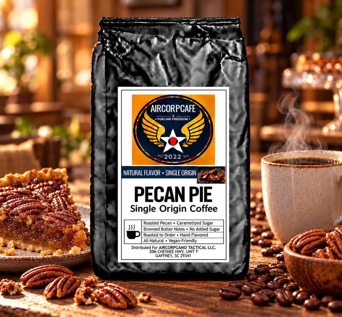 Pecan Pie Natural Flavor Single Origin Coffee