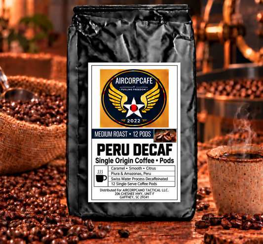 Peru Decaf - Single Origin Coffee - 12 Pods