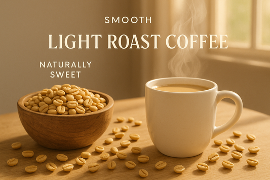 Blonde Sweet Blend Light Roast Coffee brings smooth, mild flavors with a natural sweetness. This light roast is perfect for those who want a clean, gentle coffee without bitterness, ideal to power your day with bold yet subtle taste.