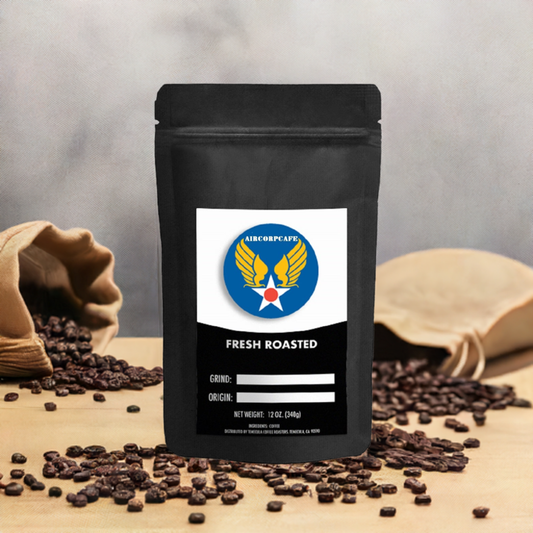 Aircorpcafe Dark Roast 6 Bean Blend Coffee