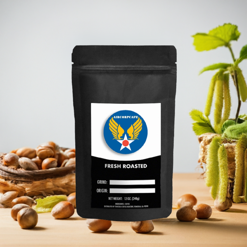 Aircorpcafe Medium Roast Hazelnut Coffee