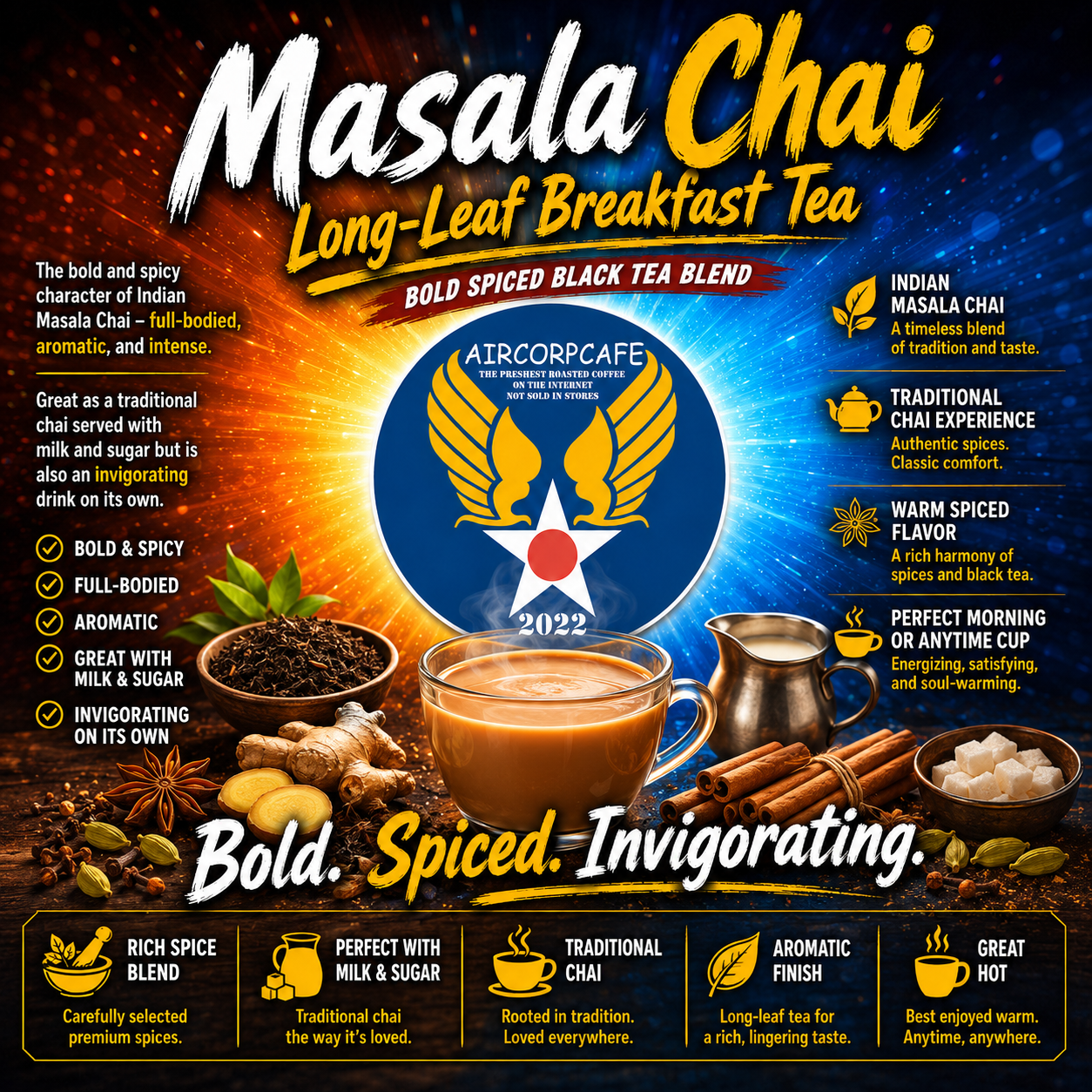 Masala Chai Long-Leaf Breakfast Tea