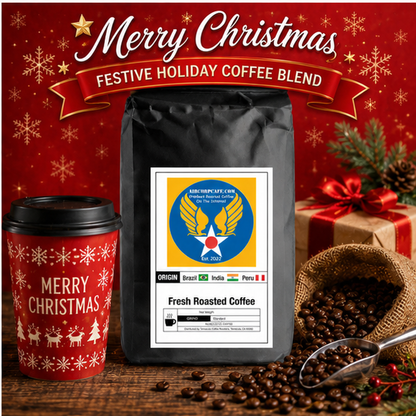 Merry Christmas Festive Holiday Coffee Blend